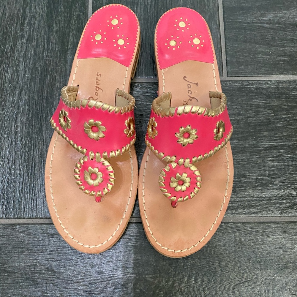 Jack Rogers Hot Pink Sz 8